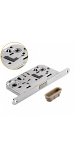 Замок сантехнический магнитный WC-5096 MAG Хром.