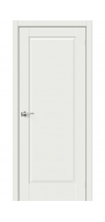 Межкомнатная дверь экошпон Прима-10 White Matt глухая