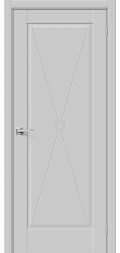Межкомнатная дверь экошпон Прима-10Ф2 Grey Matt глухая