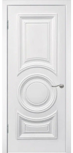 Межкомнатная дверь эмаль Роял белая глухая