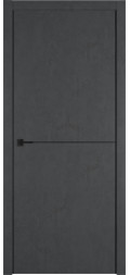 Межкомнатная дверь экошпон Urban 1 Jet Loft Black Mould Be глухая