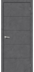 Межкомнатная дверь экошпон Граффити-1 Slate Art глухая