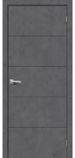 Межкомнатная дверь экошпон Граффити-1 Slate Art глухая