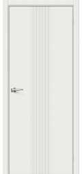 Межкомнатная дверь экошпон Граффити-21 Super White глухая