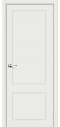Межкомнатная дверь экошпон Граффити-12 Super White глухая
