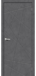 Межкомнатная дверь экошпон Граффити-5 Slate Art глухая