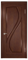 Межкомнатная дверь шпон Дионит анегри шоколад глухая.