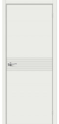 Межкомнатная дверь экошпон Граффити-23 Super White глухая