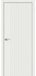 Межкомнатная дверь экошпон Граффити-32 Super White глухая