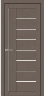 Межкомнатная дверь экошпон SoftTouch Light 2110 тортора со стеклом