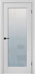 Межкомнатная дверь эмаль Челси-01 белая со стеклом
