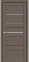 Межкомнатная дверь экошпон SoftTouch Light 2127 тортора со стеклом