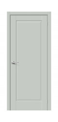 Межкомнатная дверь экошпон Прима-10 Grey Matt глухая