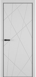Межкомнатная дверь эмаль Chaos ALU Black