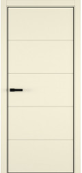 Межкомнатная дверь эмаль Groove ALU Black