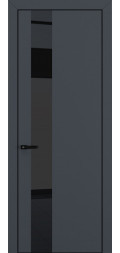 Межкомнатная дверь K3 С остеклением ALU Black Графит